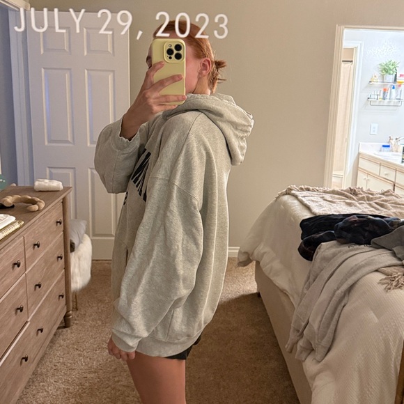 ANINE BING “Harvey” Oversized Sweatshirt Hoodie - Picture 6 of 6